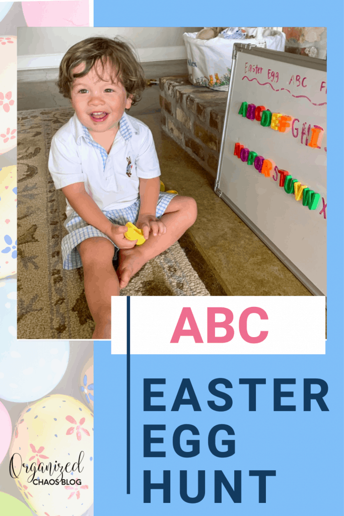 ABC Easter Egg Hunt- Toddler Easter Activity