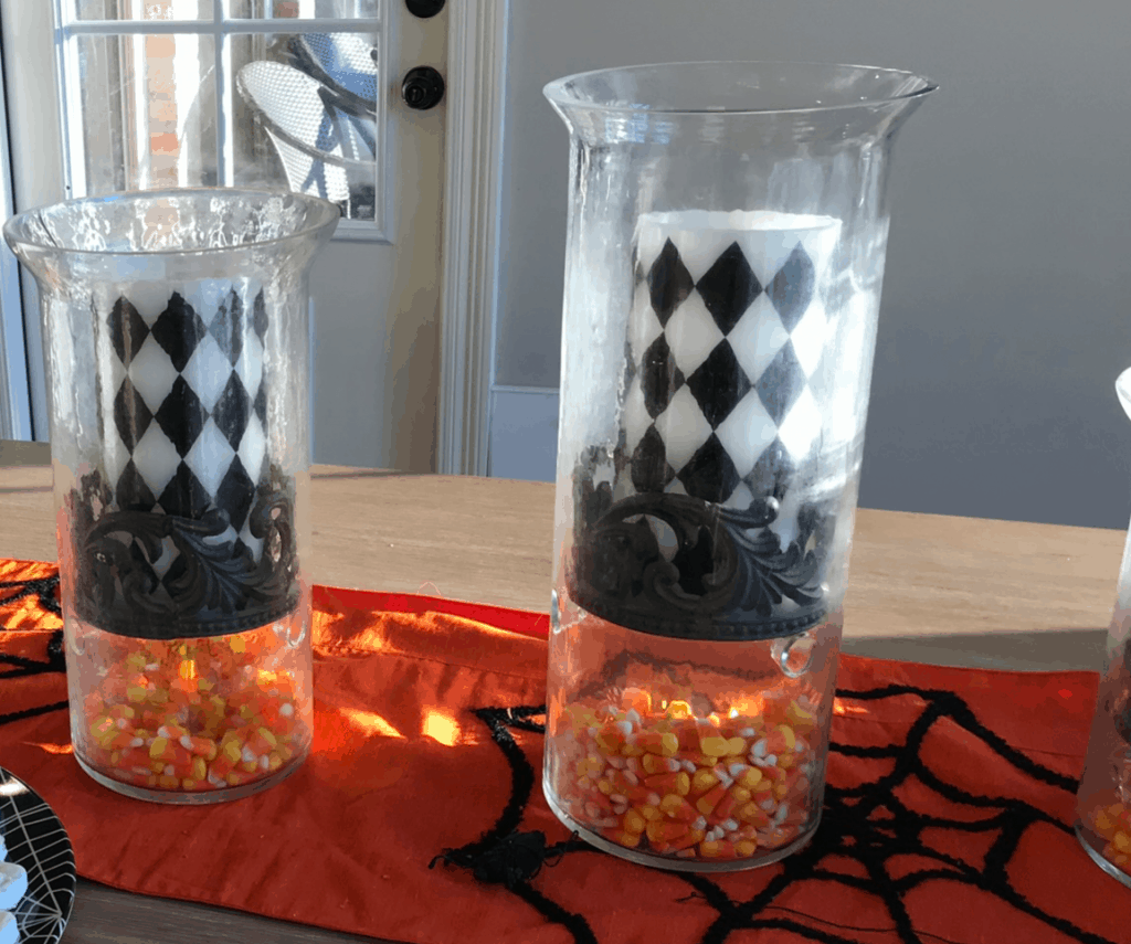 Table decorations for Halloween