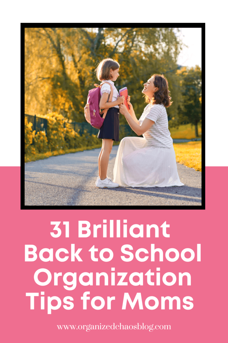 31 Brilliant Back to School Organization Tips for Moms - Organized ...