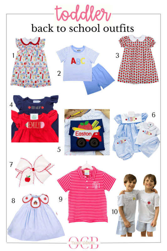 The Cutest Back to School Outfits for Toddlers Organized Chaos Blog