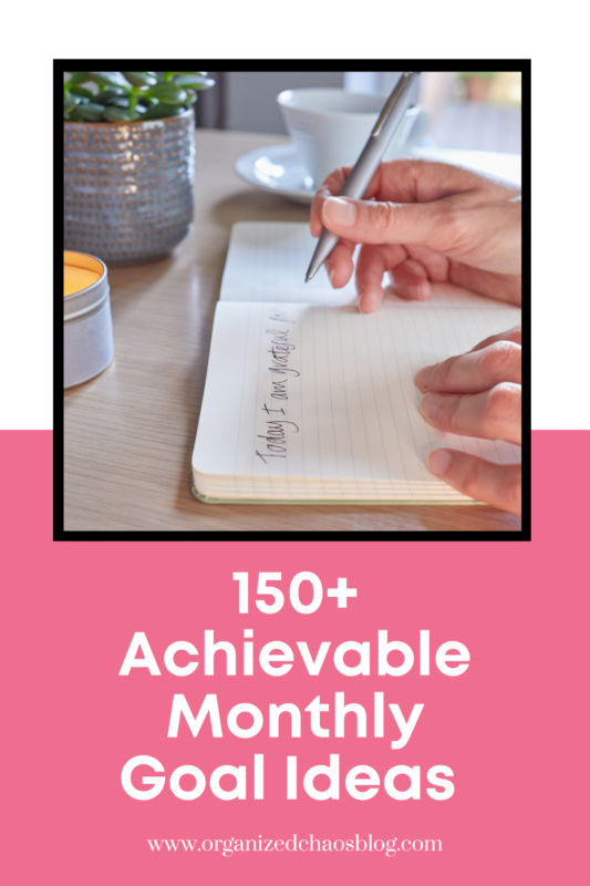 monthly goal ideag